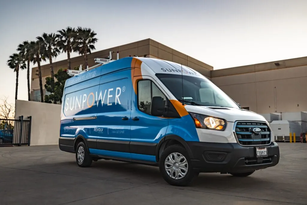 Sunpower EV van