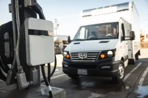 ACME vehicle with EV charger