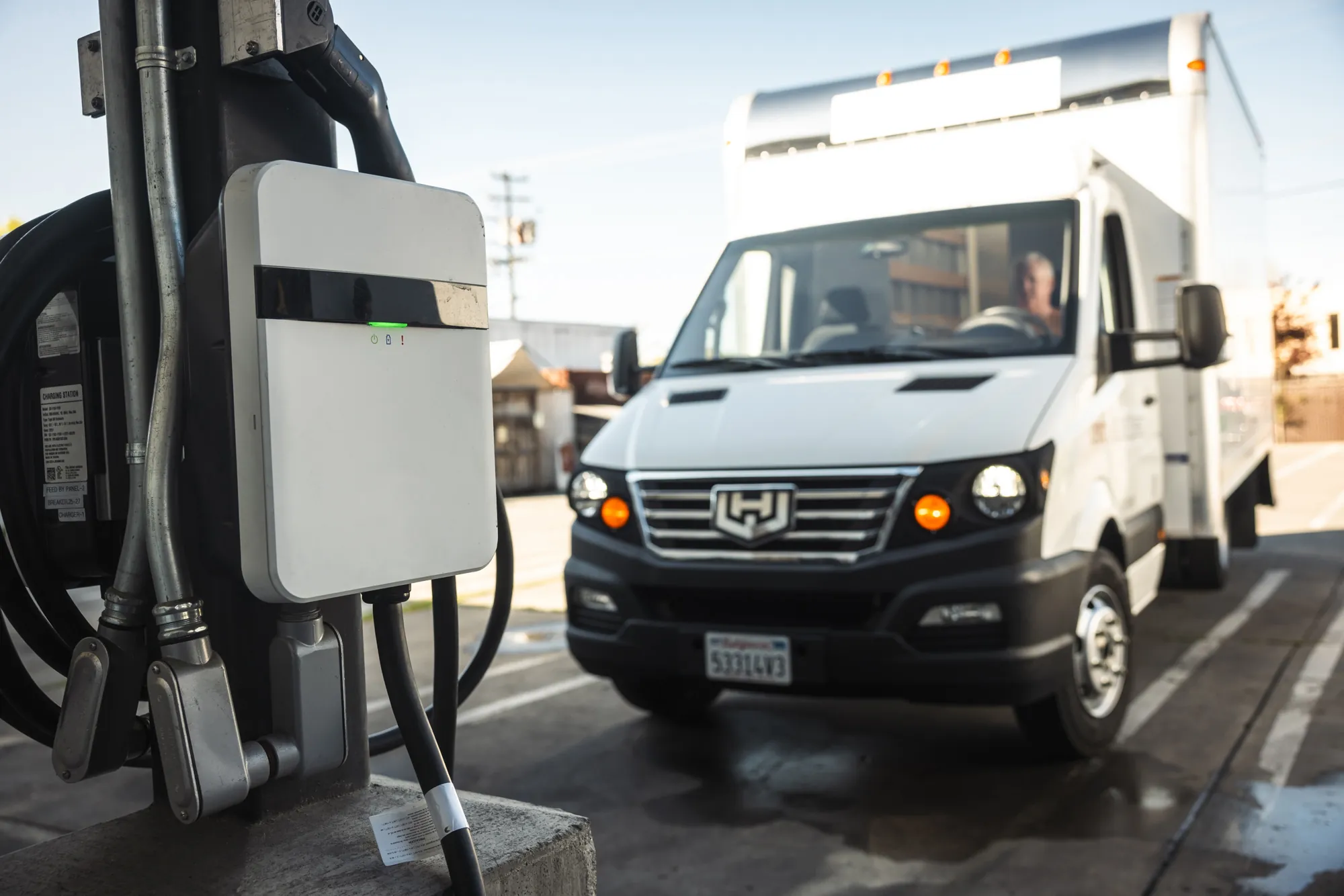 ACME vehicle with EV charger